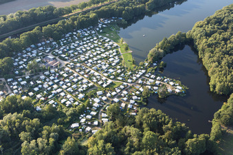 Photographie aérienne de Camping Forellensee à Witzeeze dans le département Schleswig-Holstein, Allemagne