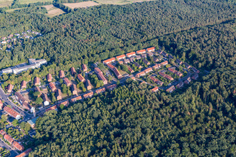 Vue aérienne de Quartier Bockelsberg in Lüneburg dans le département Basse-Saxe, Allemagne
