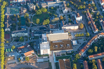 Vue aérienne de Terrain de la clinique de l'hôpital de la Fondation Deaconess à Speyer dans le département Rhénanie-Palatinat, Allemagne