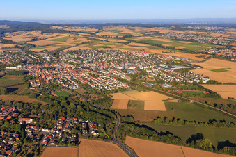 Reinheim dans le département Hesse, Allemagne hors des airs