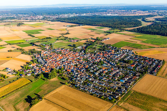 Vue aérienne de Quartier Semd in Groß-Umstadt dans le département Hesse, Allemagne