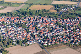 Photographie aérienne de Quartier Altheim in Münster dans le département Hesse, Allemagne