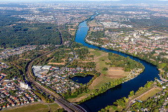 Vue aérienne de Steinheim à Hanau dans le département Hesse, Allemagne