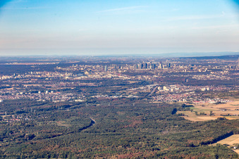 Vue aérienne de Quartier Innenstadt in Frankfurt am Main dans le département Hesse, Allemagne