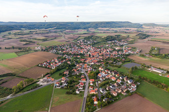 Photographie aérienne de Quartier Westheim in Knetzgau dans le département Bavière, Allemagne