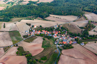 Vue oblique de Quartier Großbirkach in Ebrach dans le département Bavière, Allemagne