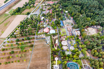 Base de loisirs - Parc d'attractions Freizeit-Land Geiselwind à Geiselwind dans le département Bavière, Allemagne depuis l'avion