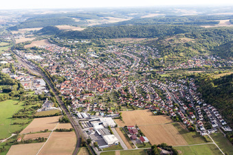 Photographie aérienne de Quartier Lauda in Lauda-Königshofen dans le département Bade-Wurtemberg, Allemagne