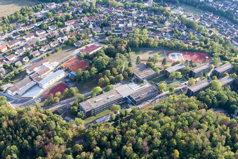 Vue aérienne de Adelsheim dans le département Bade-Wurtemberg, Allemagne