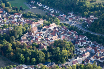 Vue aérienne de Adelsheim dans le département Bade-Wurtemberg, Allemagne