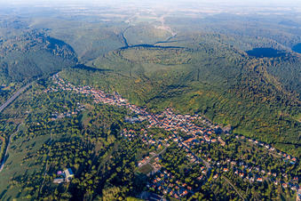 Photographie aérienne de Saint-Jean-Saverne dans le département Bas Rhin, France