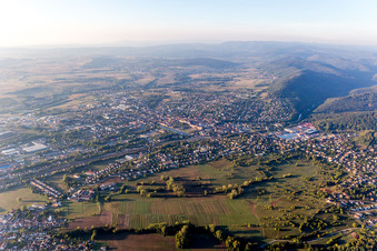 Vue aérienne de Saverne dans le département Bas Rhin, France