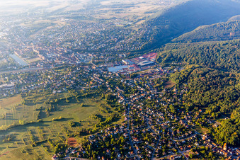 Photographie aérienne de Saverne dans le département Bas Rhin, France