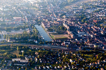 Saverne dans le département Bas Rhin, France hors des airs
