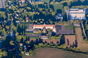 Vue aérienne de Phalsbourg dans le département Moselle, France