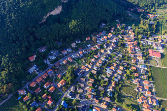 Vue aérienne de Ringelsbersgstr à Frankweiler dans le département Rhénanie-Palatinat, Allemagne