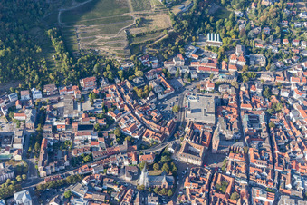 Vue aérienne de Administration municipale à Neustadt an der Weinstraße dans le département Rhénanie-Palatinat, Allemagne