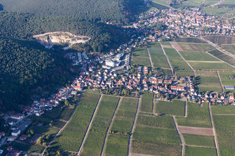 Vue aérienne de Quartier Haardt in Neustadt an der Weinstraße dans le département Rhénanie-Palatinat, Allemagne