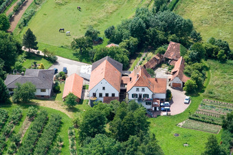Photographie aérienne de Moulin sur l'Erlenbach à Winden dans le département Rhénanie-Palatinat, Allemagne