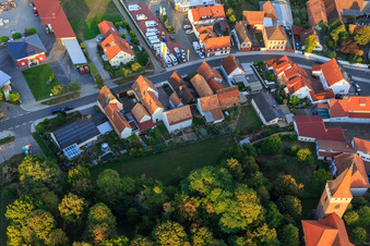 Vue aérienne de B427 / Saarstraße à Minfeld dans le département Rhénanie-Palatinat, Allemagne