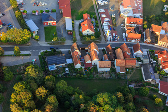 Vue oblique de B427 / Saarstraße à Minfeld dans le département Rhénanie-Palatinat, Allemagne