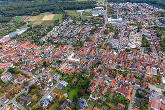 Photographie aérienne de Vue d'ensemble de la ville depuis le nord à Kandel dans le département Rhénanie-Palatinat, Allemagne