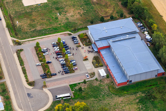 Salle Bienwald à Kandel dans le département Rhénanie-Palatinat, Allemagne d'en haut