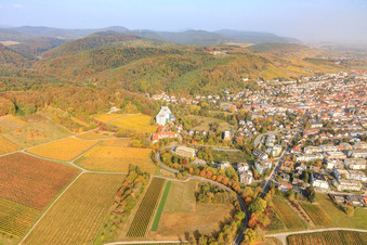 Vue aérienne de Clinique Edith Stein - Clinique d'orthopédie du Sud à Bad Bergzabern dans le département Rhénanie-Palatinat, Allemagne