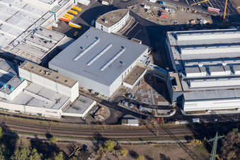 SEW-EURODRIVE GmbH & Co. KG à le quartier Graben in Graben-Neudorf dans le département Bade-Wurtemberg, Allemagne vue du ciel