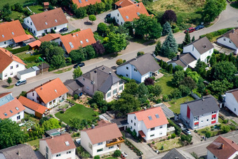 Photographie aérienne de Dans le Rappengärten à Steinweiler dans le département Rhénanie-Palatinat, Allemagne