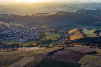 Vue aérienne de Quartier Stetten in Karlstadt am Main dans le département Bavière, Allemagne