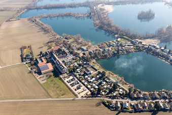 Vue aérienne de Hôtel et spa Lindner Binshof à Speyer dans le département Rhénanie-Palatinat, Allemagne