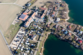 Vue aérienne de Hôtel et spa Lindner Binshof à Speyer dans le département Rhénanie-Palatinat, Allemagne