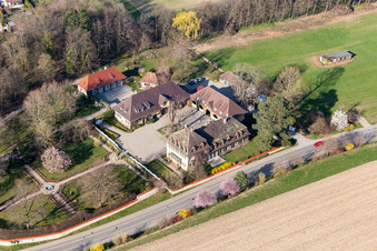 Vue aérienne de Bo-Gart à Bollschweil dans le département Bade-Wurtemberg, Allemagne