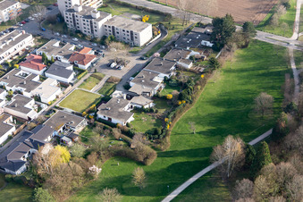 Vue aérienne de Frankenstr à Denzlingen dans le département Bade-Wurtemberg, Allemagne