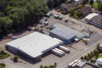 Vue aérienne de Pauvreté Weiller à Herxheim bei Landau dans le département Rhénanie-Palatinat, Allemagne