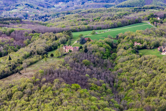 Vue aérienne de Vitrac dans le département Dordogne, France