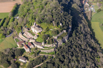 Jardins de Marqueyssac à Vézac dans le département Dordogne, France hors des airs