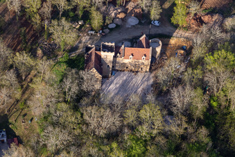 Photographie aérienne de Lou Castel à Castelnaud-la-Chapelle dans le département Dordogne, France