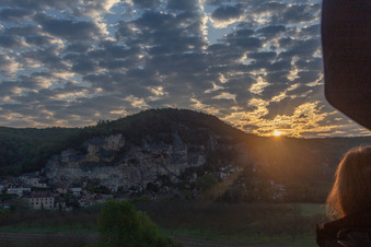 Photographie aérienne de Cénac-et-Saint-Julien dans le département Dordogne, France