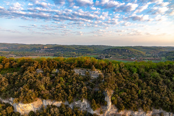 Jardins de Marqueyssac à Vézac dans le département Dordogne, France hors des airs