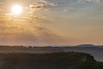 Vézac dans le département Dordogne, France d'en haut