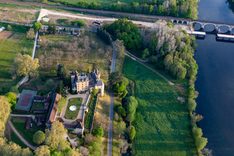 Photographie aérienne de Château de Fayrac à Castelnaud-la-Chapelle dans le département Dordogne, France