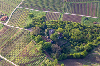 Château Saint Paul sur le Sonnenberg à Wissembourg dans le département Bas Rhin, France hors des airs