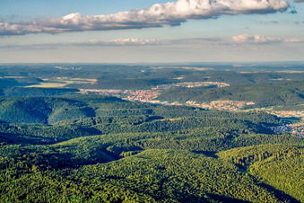 Vue aérienne de Du nord à Tuttlingen dans le département Bade-Wurtemberg, Allemagne