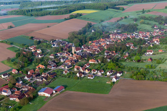Photographie aérienne de Drachenbronn-Birlenbach dans le département Bas Rhin, France