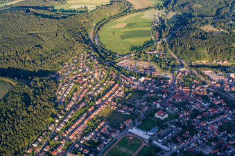Photographie aérienne de Du nord à Immendingen dans le département Bade-Wurtemberg, Allemagne