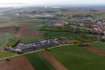 Vue aérienne de Walter à Retschwiller dans le département Bas Rhin, France