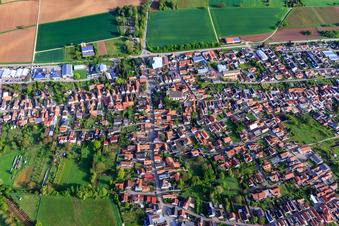 Photographie aérienne de Rue de la gare à Steinfeld dans le département Rhénanie-Palatinat, Allemagne