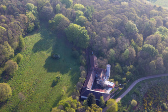 Slevogthof à Leinsweiler dans le département Rhénanie-Palatinat, Allemagne hors des airs